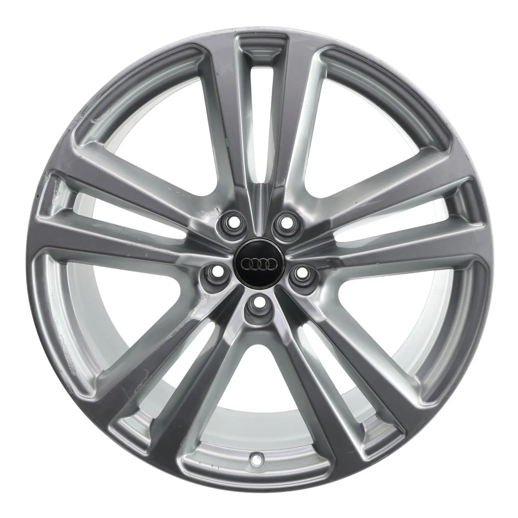 Audi Q7 4M Argento Cerchio Lega 20" 9J ET:33 Doppie Razze Stella 4M0601025H