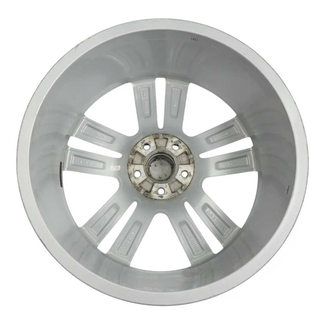 Audi Q7 4M Silver Wheel Alloy Rim 20" 9J ET:33 Double Star Spoke - SKU 4M0601025H-3 - Part number 4M0601025H
