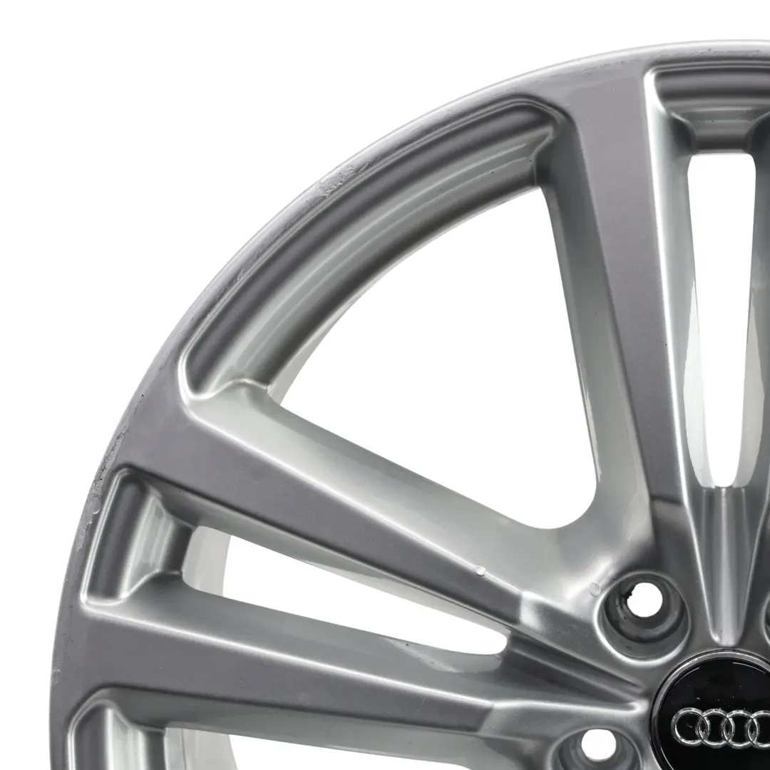 Audi Q7 4M Silver Wheel Alloy Rim 20" 9J ET:33 Double Star Spoke - SKU 4M0601025H-3 - Part number 4M0601025H