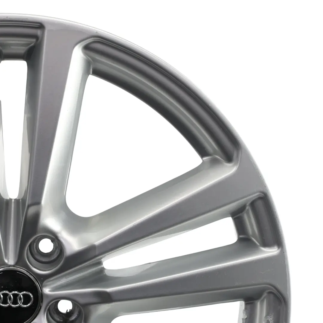 Audi Q7 4M Silver Wheel Alloy Rim 20" 9J ET:33 Double Star Spoke - SKU 4M0601025H-3 - Part number 4M0601025H