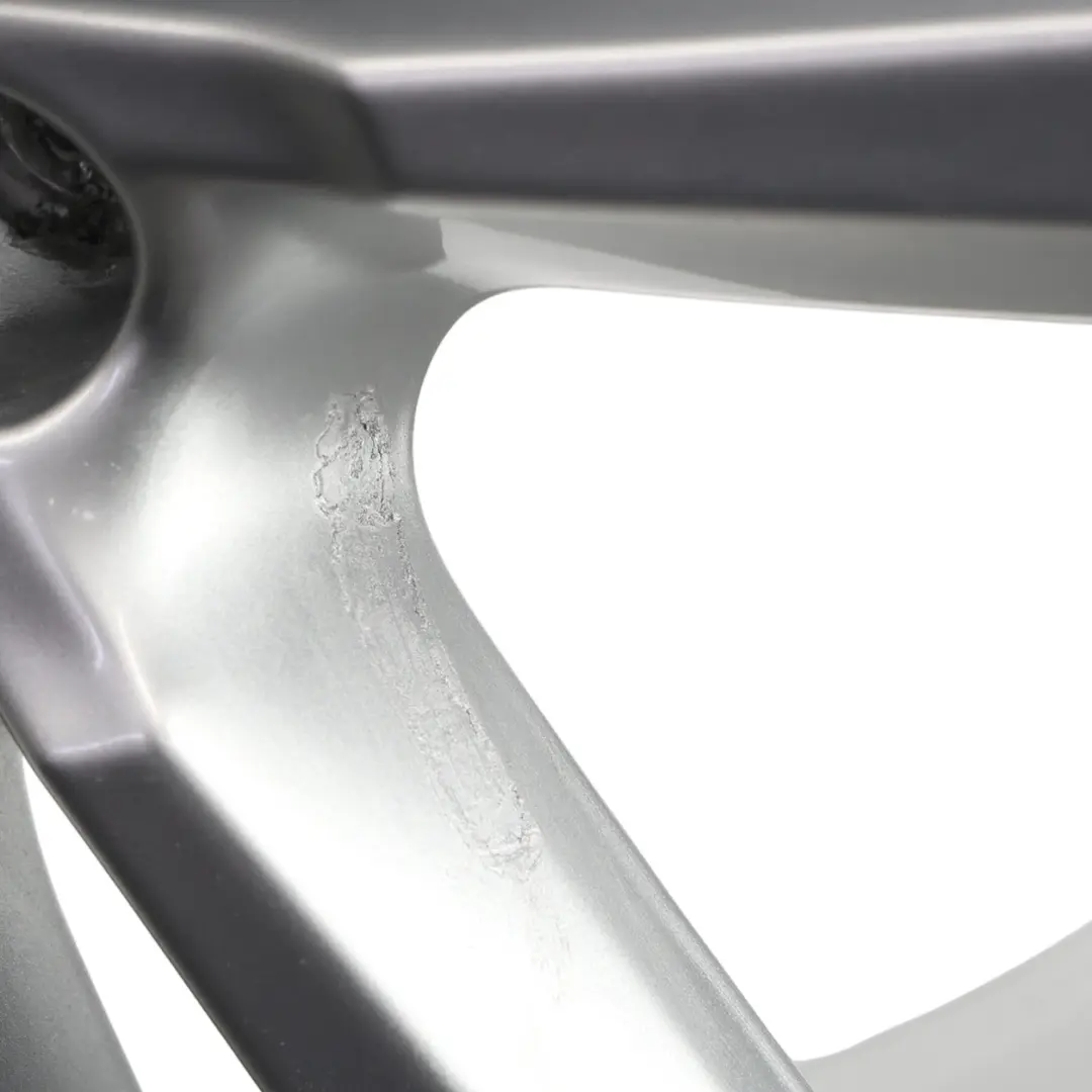 Audi Q7 4M Silver Wheel Alloy Rim 20" 9J ET:33 Double Star Spoke - SKU 4M0601025H-3 - Part number 4M0601025H