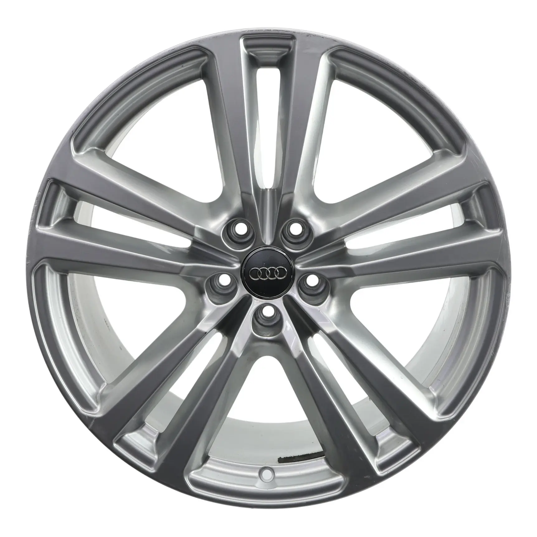 Audi Q7 4M Silver Wheel Alloy Rim 20" 9J ET:33 Double Star Spoke 4M0601025H