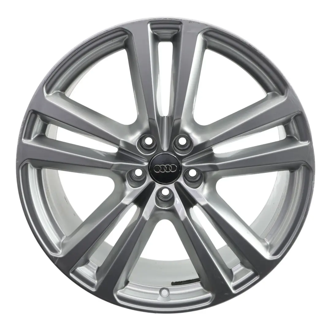 4M Silver Wheel Alloy Rim 20" 9J ET:33 Double Star Spoke to Audi Q7 with Part number 4M0601025H Audi Q7 4M Silver Wheel Alloy Rim 20" 9J ET:33 Double Star Spoke - SKU 4M0601025H-4 - Part number 4M0601025H