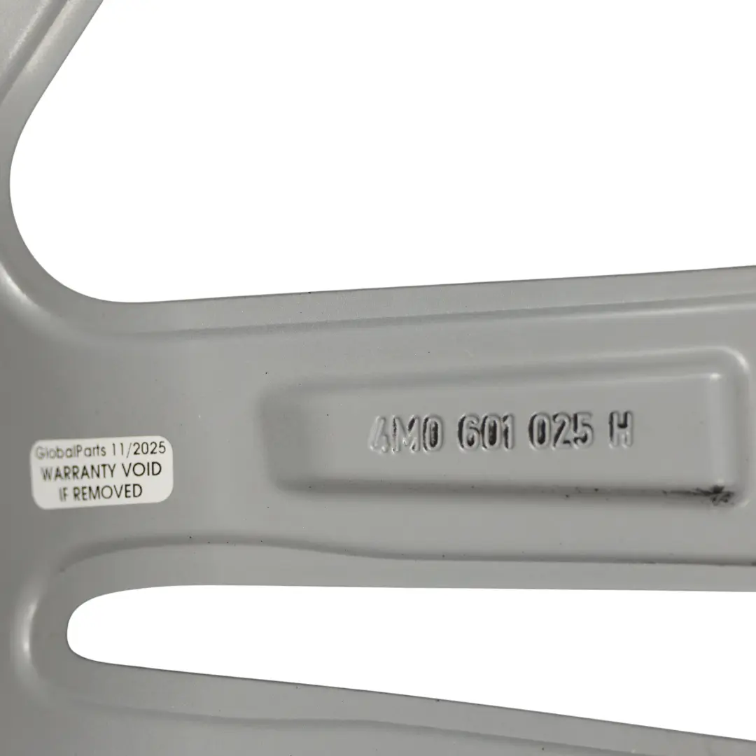 4M Silver Wheel Alloy Rim 20" 9J ET:33 Double Star Spoke to Audi Q7 with Part number 4M0601025H Audi Q7 4M Silver Wheel Alloy Rim 20" 9J ET:33 Double Star Spoke - SKU 4M0601025H-4 - Part number 4M0601025H