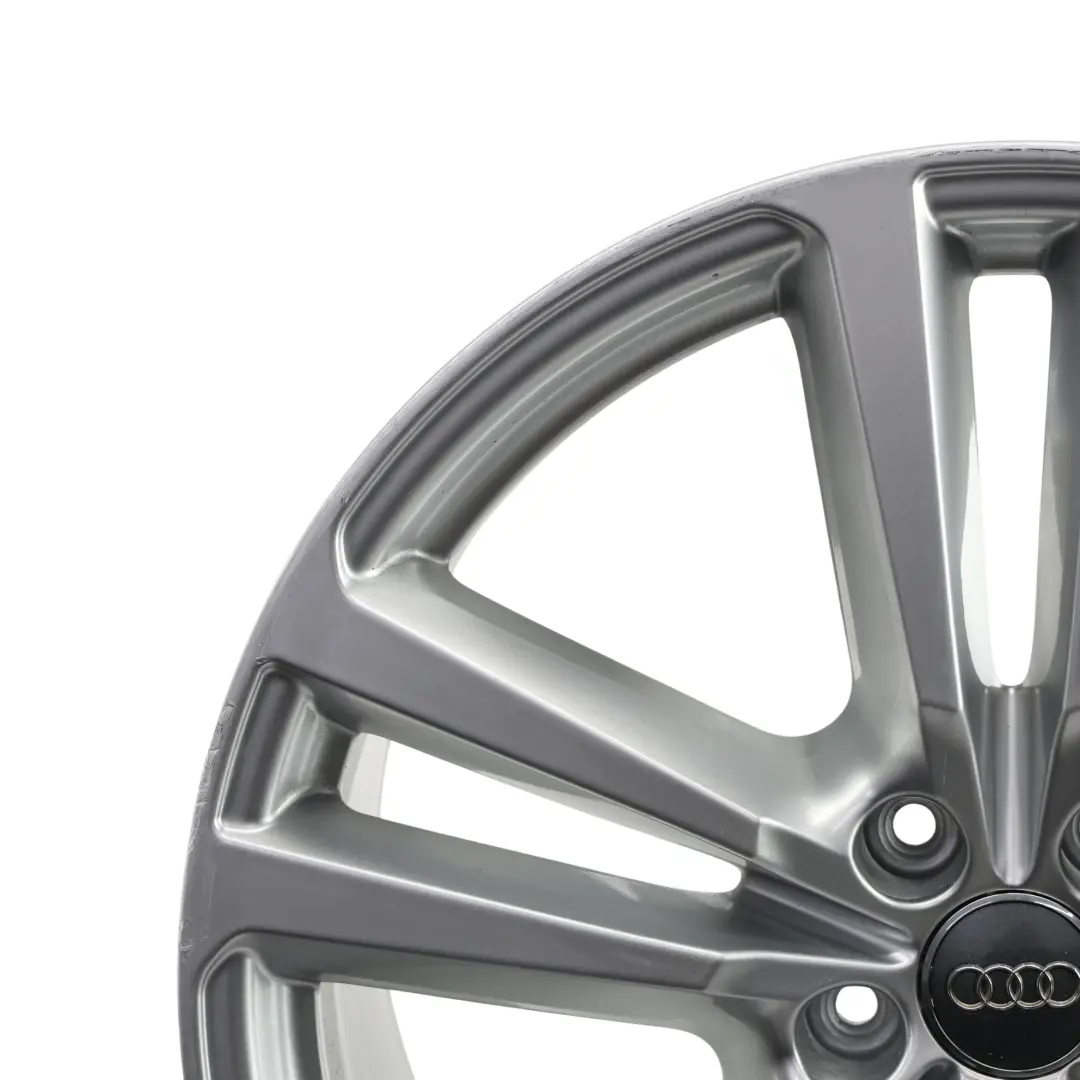 Audi Q7 4M Silver Wheel Alloy Rim 20" 9J ET:33 Double Star Spoke - SKU 4M0601025H-4 - Part number 4M0601025H