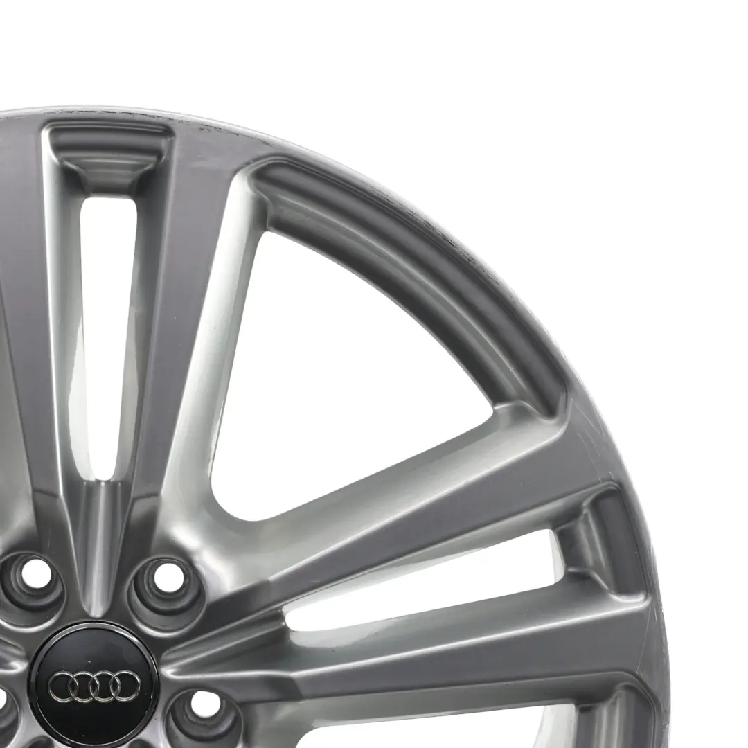 Audi Q7 4M Silver Wheel Alloy Rim 20" 9J ET:33 Double Star Spoke - SKU 4M0601025H-4 - Part number 4M0601025H
