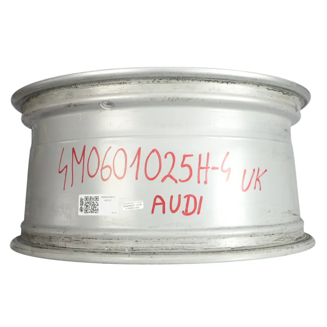 4M Silver Wheel Alloy Rim 20" 9J ET:33 Double Star Spoke to Audi Q7 with Part number 4M0601025H Audi Q7 4M Silver Wheel Alloy Rim 20" 9J ET:33 Double Star Spoke - SKU 4M0601025H-4 - Part number 4M0601025H