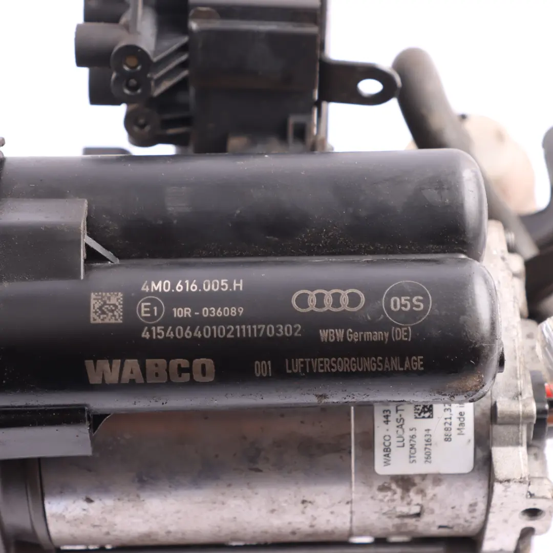 Audi Q7 4M Sospensione Pneumatica Compressore Pompa Unità Controllo - SKU 4M0616005H - Numero di parte 4M0616005H