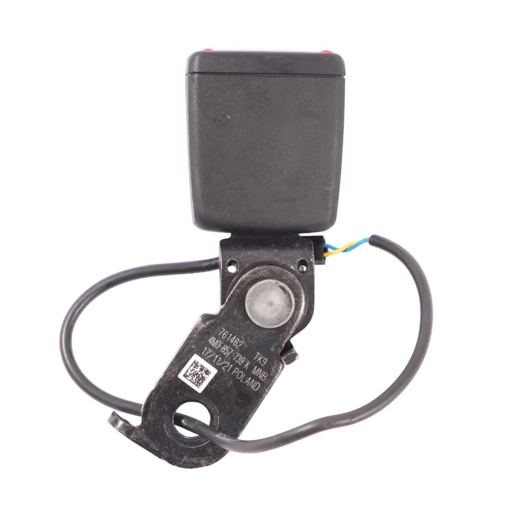 Audi Q7 4M Seat Belt Buckle Double Twin Latch Centre Middle Left N/S - SKU 4M0857739K - Part number 4M0857739K