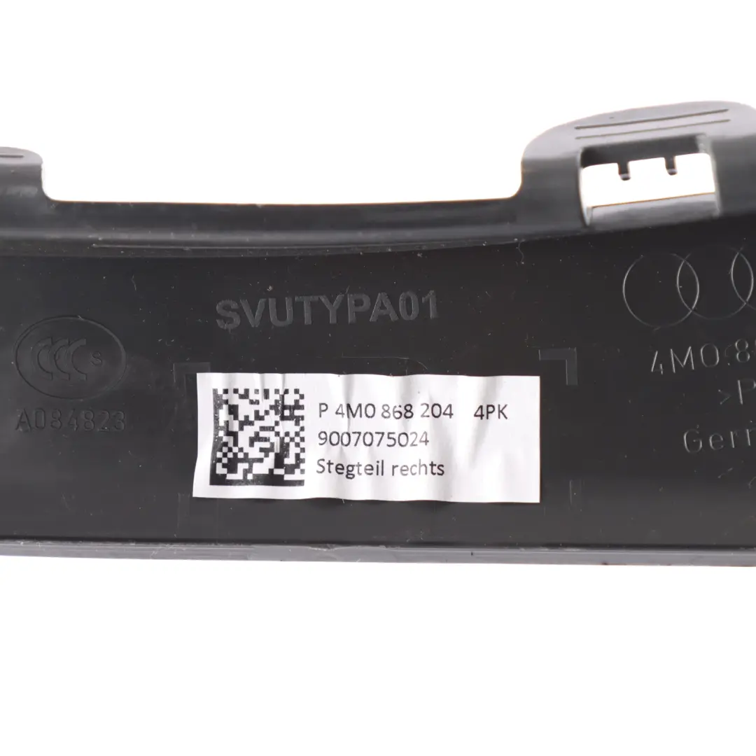 4M Column A Pillar Trim Cover Panel Front Right O/S Black to Audi Q7 with Part number 4M0868204 Audi Q7 4M Column A Pillar Trim Cover Panel Front Right O/S Black - SKU 4M0868204 - Part number 4M0868204