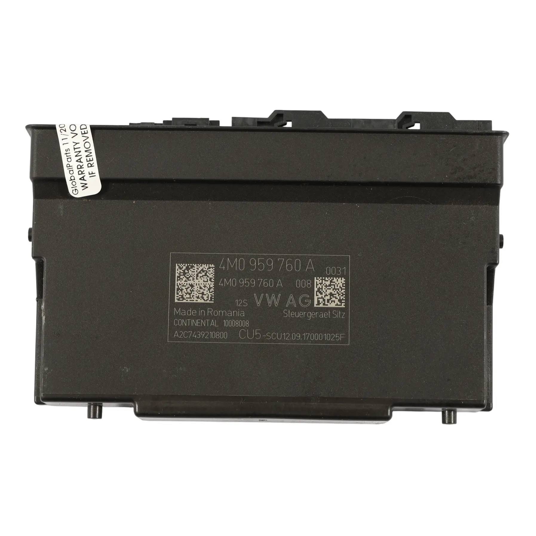 Audi A5 F5 Asiento Módulo Unidad ECU Delantero Izquierdo Derecho 4M0959760A