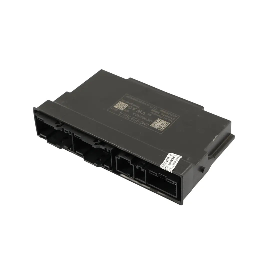 Audi A5 F5 Moduł Sterownik ECU Fotela Przód Lewy Prawy - SKU 4M0959760A - Numer Części 4M0959760A