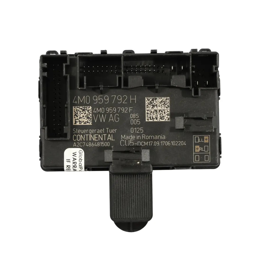 Audi A5 F5 Türmodul Steuergerät ECU Vordere Beifahrerseite - SKU 4M0959792H - Teilenummer 4M0959792H