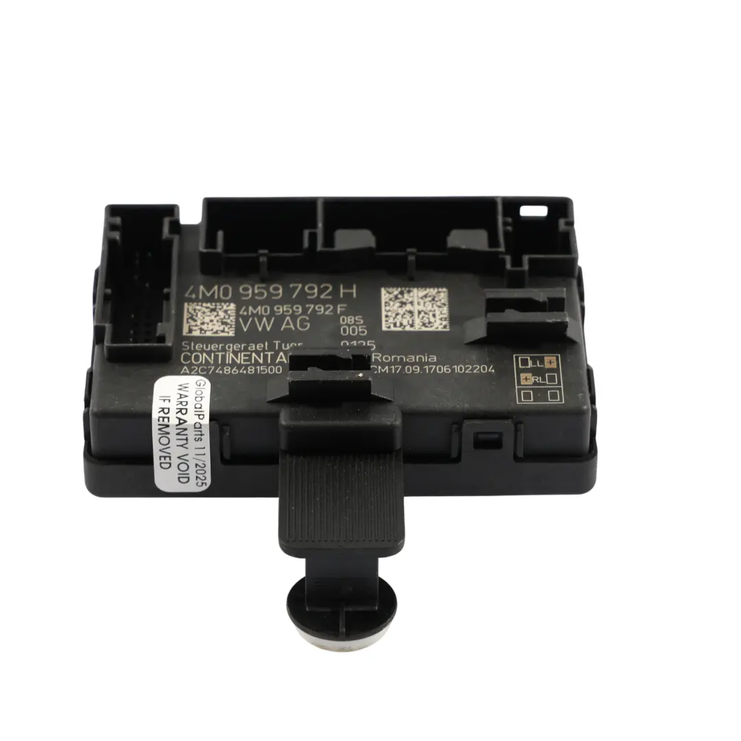 Moduł Sterownik Drzwi Prawy Przód do Audi A5 F5 o numerze 4M0959792H Audi A5 F5 Moduł Sterownik Drzwi Prawy Przód - SKU 4M0959792H - Numer Części 4M0959792H