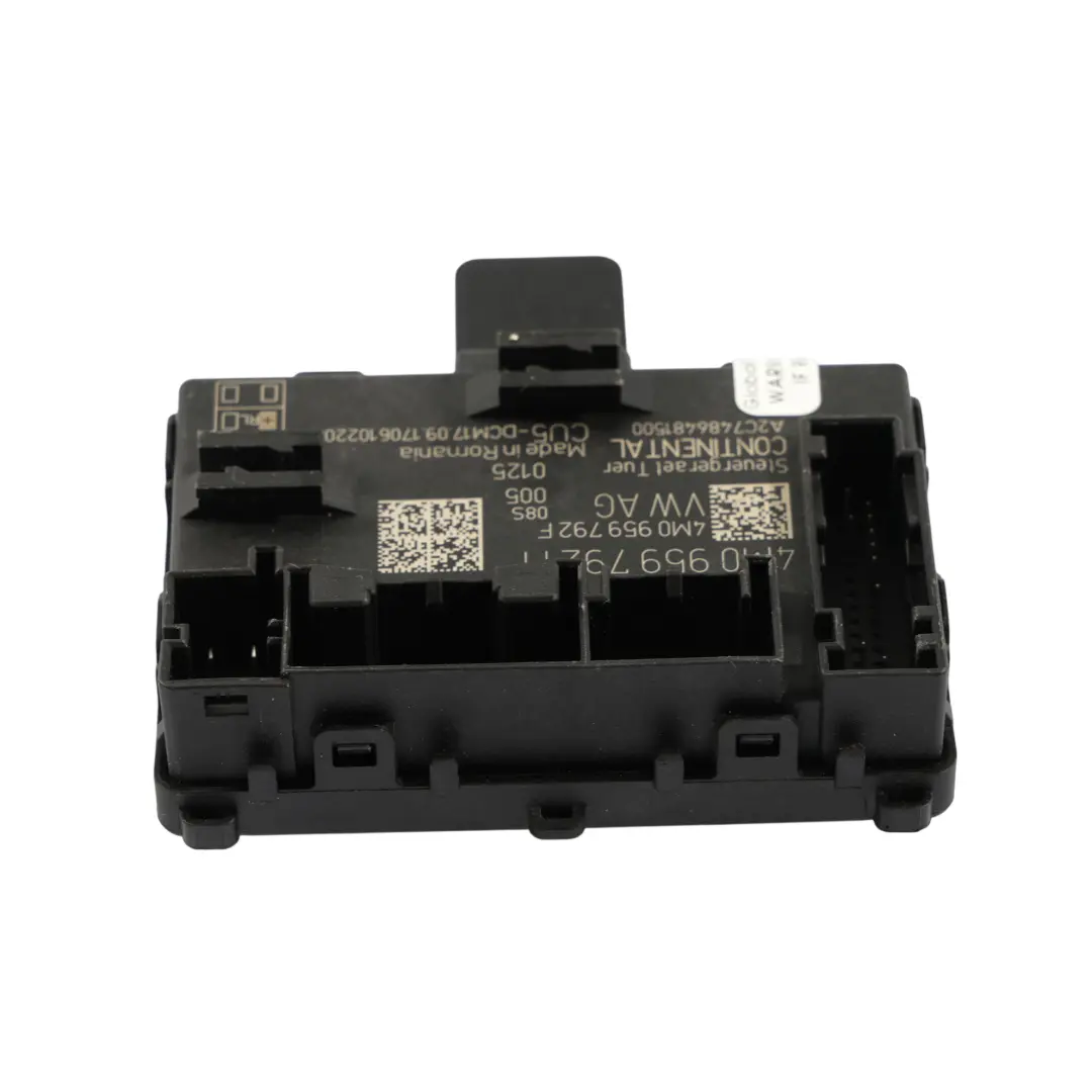 Audi A5 F5 Door Module Control Unit ECU Front Passenger Side - SKU 4M0959792H - Part number 4M0959792H