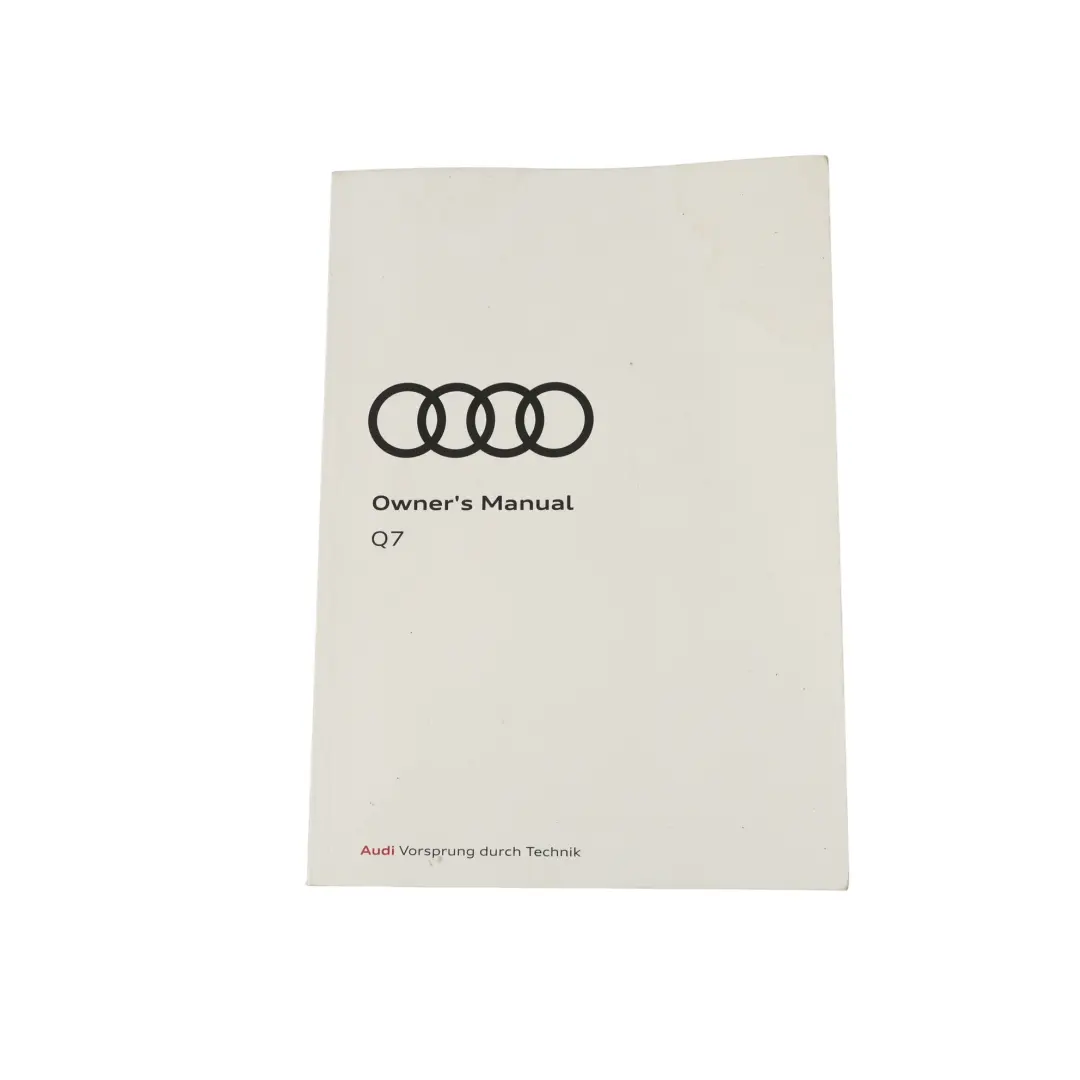 4M Owner's Handbook Manual Booklet Case to Audi Q7 with Part number 4M1012720AE Audi Q7 4M Owner's Handbook Manual Booklet Case - SKU 4M1012720AE - Part number 4M1012720AE