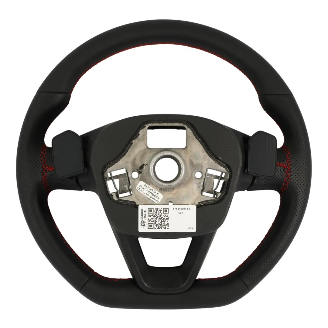 5F Ibiza Mk5 FR Lenkrad NEUE Leder Flache Unterseite für Seat Leon mit Teilenummer 575419091J Seat Leon 5F Ibiza Mk5 FR Lenkrad NEUE Leder Flache Unterseite - SKU 575419091J-1 - Teilenummer 575419091J