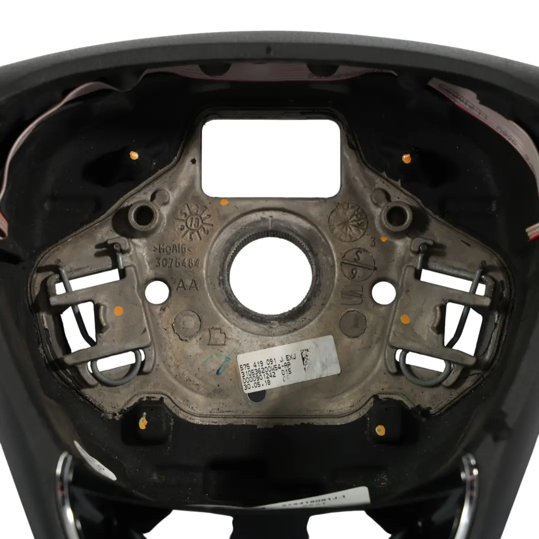 5F Ibiza Mk5 FR Volante NUOVO In Pelle Fondo Piatto per Seat Leon con numero di parte 575419091J Seat Leon 5F Ibiza Mk5 FR Volante NUOVO In Pelle Fondo Piatto - SKU 575419091J-1 - Numero di parte 575419091J