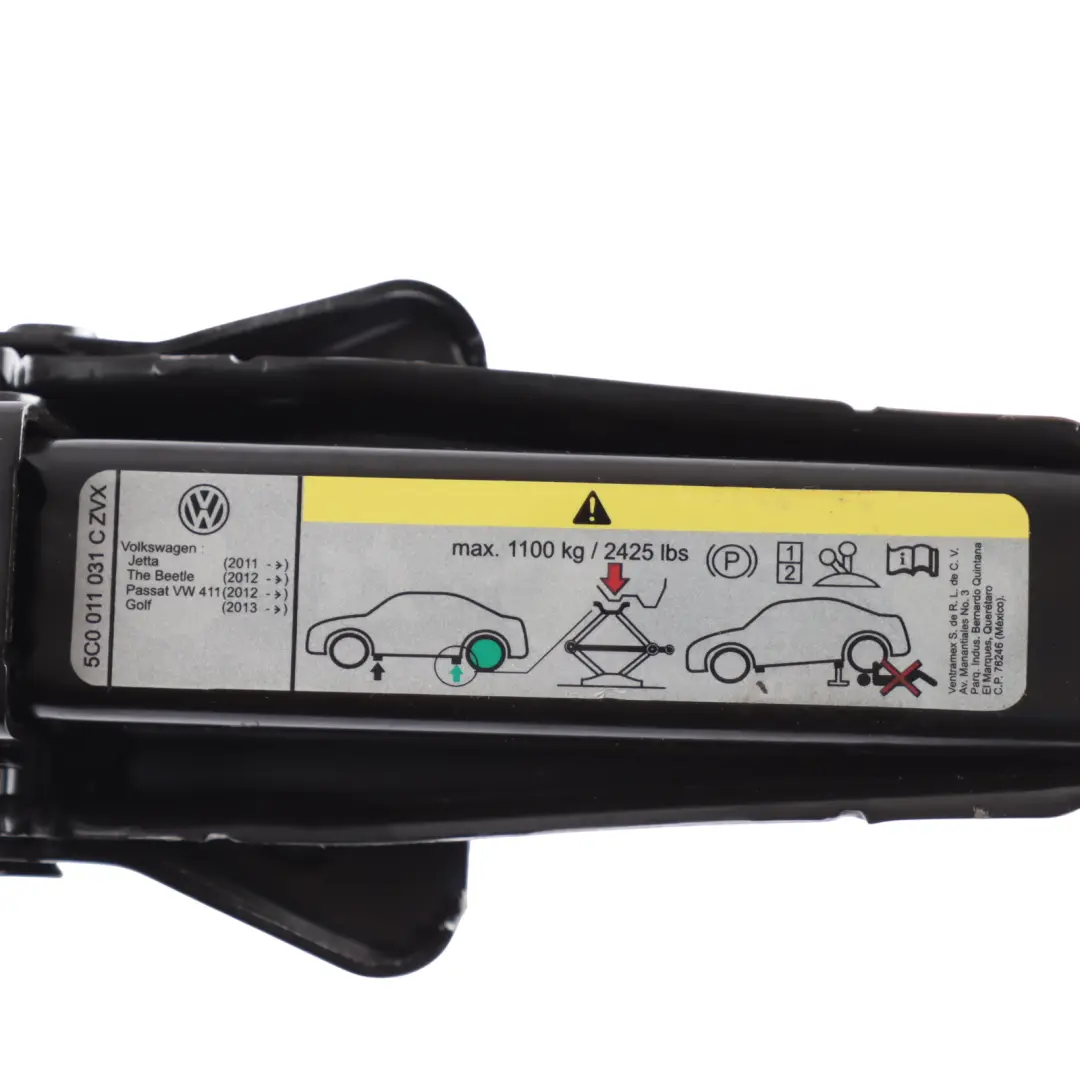 Mk3 Car Lifting Jack Tool Emergency Lift to Volkswagen New Beetle with Part number 5C0011031C Volkswagen New Beetle Mk3 Car Lifting Jack Tool Emergency Lift - SKU 5C0011031C - Part number 5C0011031C