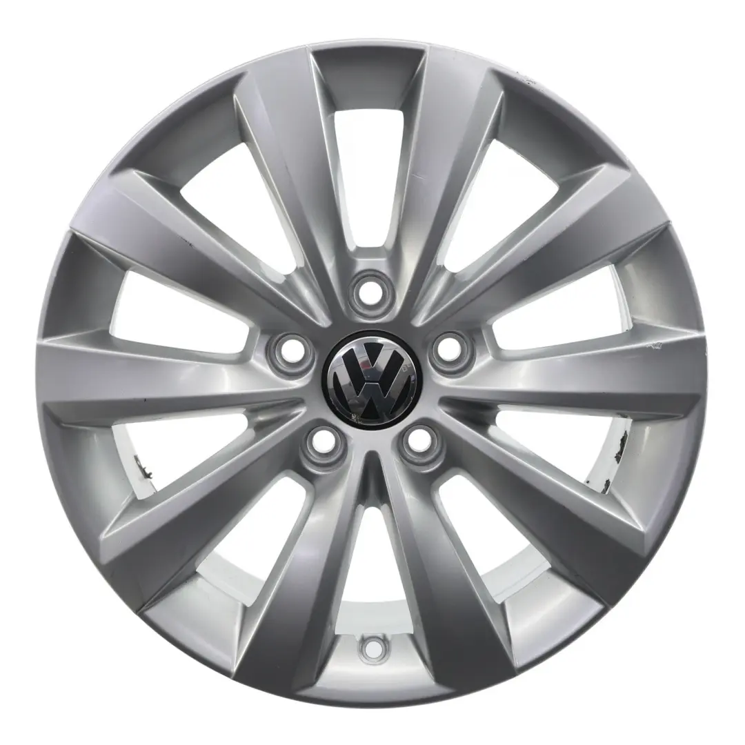VW Volkswagen New Beetle Felga Aluminiowa Srebrna 16" 6,5J ET:44 - SKU 5C0601025T-1 - Numer Części 5C0601025T