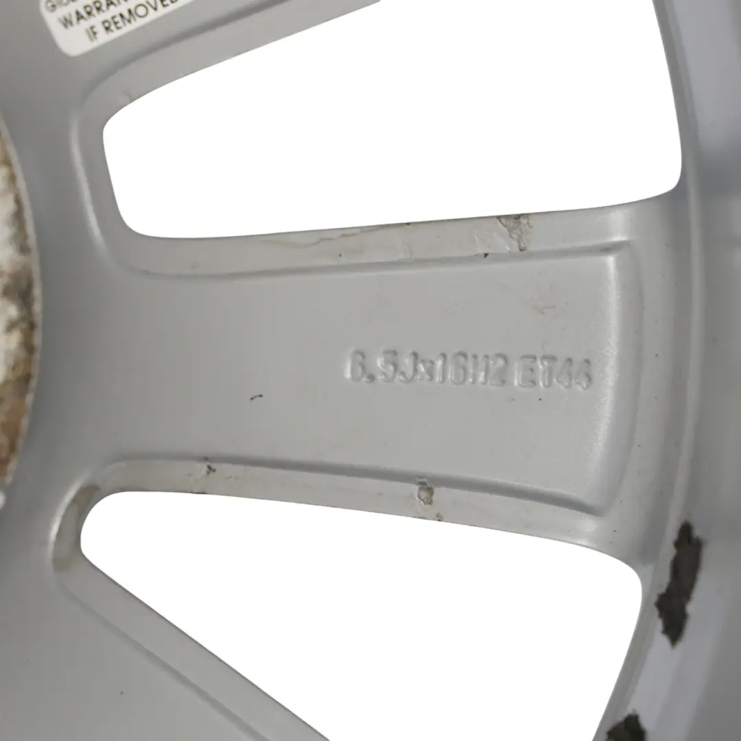 VW Volkswagen New Beetle Wheel Rim Alloy Silver 16" 6,5J ET:44 - SKU 5C0601025T-1 - Part number 5C0601025T