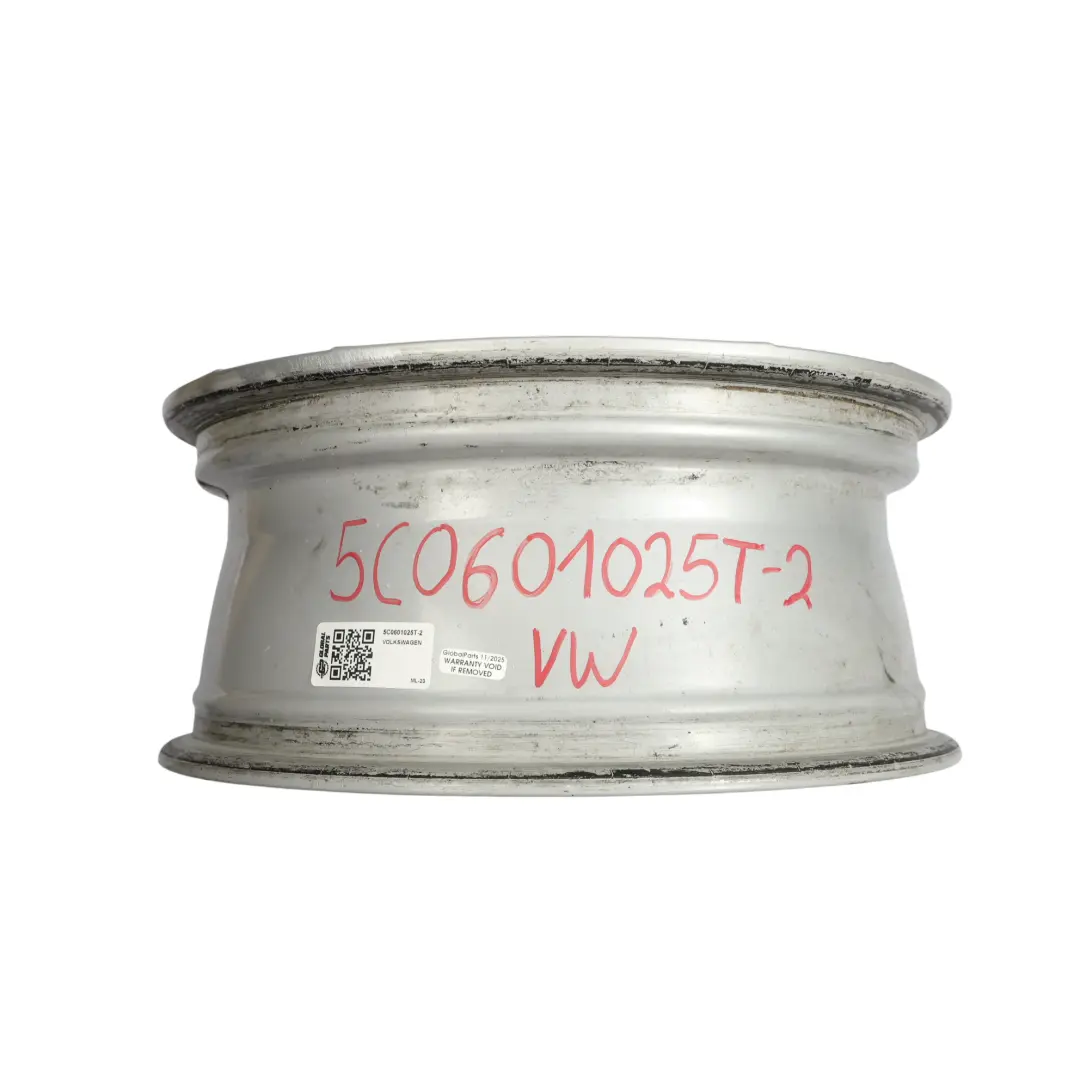 VW Volkswagen New Beetle Felga Aluminiowa Srebrna 16" 6,5J ET:44 - SKU 5C0601025T-2 - Numer Części 5C0601025T