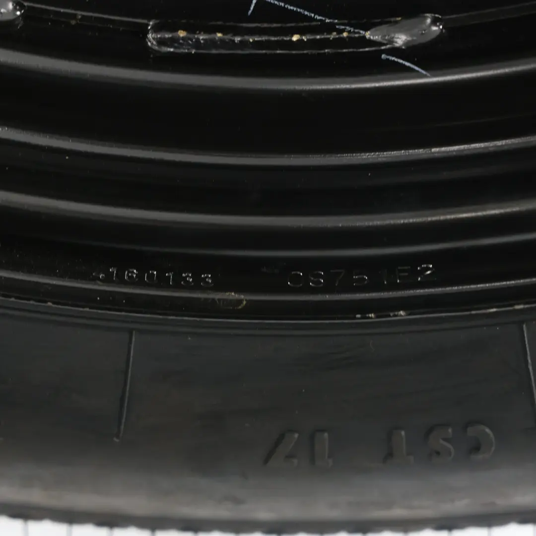 Rueda Repuesto Acero R16 Neumático 125/90 3JX16 para Volkswagen Golf Mk7 con número de pieza 5C0601027C Volkswagen Golf Mk7 Rueda Repuesto Acero R16 Neumático 125/90 3JX16 - SKU 5C0601027C - Número de pieza 5C0601027C