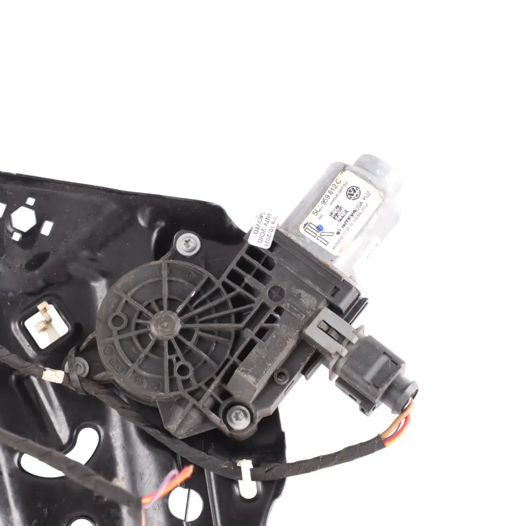 VW New Beetle Convertible Window Lifter Mechanism Rear Right O/S - SKU 5C3839402E - Part number 5C3839402E