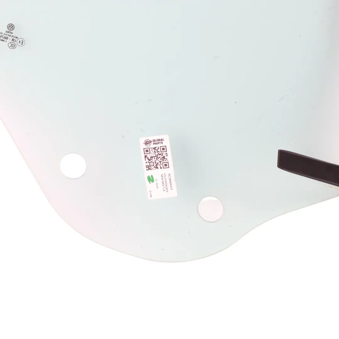 5C Rear Side Window Glass Left N/S Green AS2 to Volkswagen VW New Beetle with Part number 5C3845041F Volkswagen VW New Beetle 5C Rear Side Window Glass Left N/S Green AS2 - SKU 5C3845041F - Part number 5C3845041F