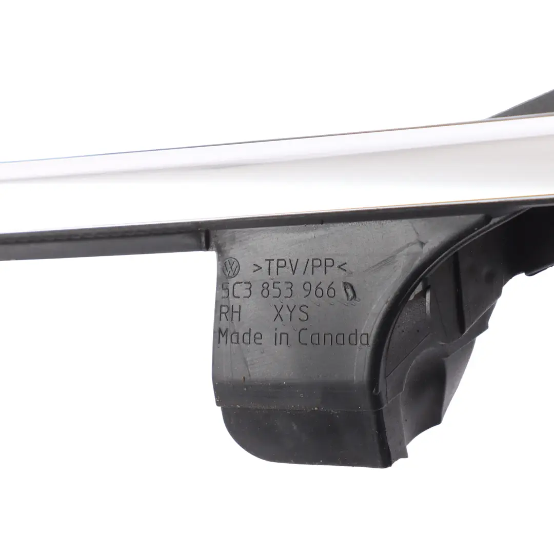 Volkswagen Beetle 5C Window Cover Weather Strip Chrome Rear Right O/S 5C3853966D - SKU 5C3853300D - Part number 5C3853300D