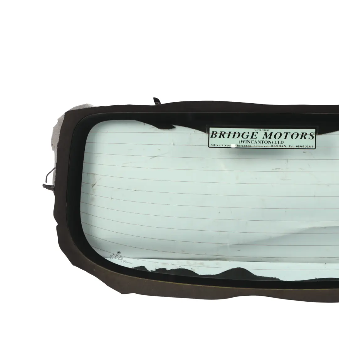 Window Glass Glazing AS2 Black Trim to Volkswagen VW New Beetle Rear with Part number 5C3871036B Volkswagen VW New Beetle Rear Window Glass Glazing AS2 Black Trim - SKU 5C3871036B-1 - Part number 5C3871036B