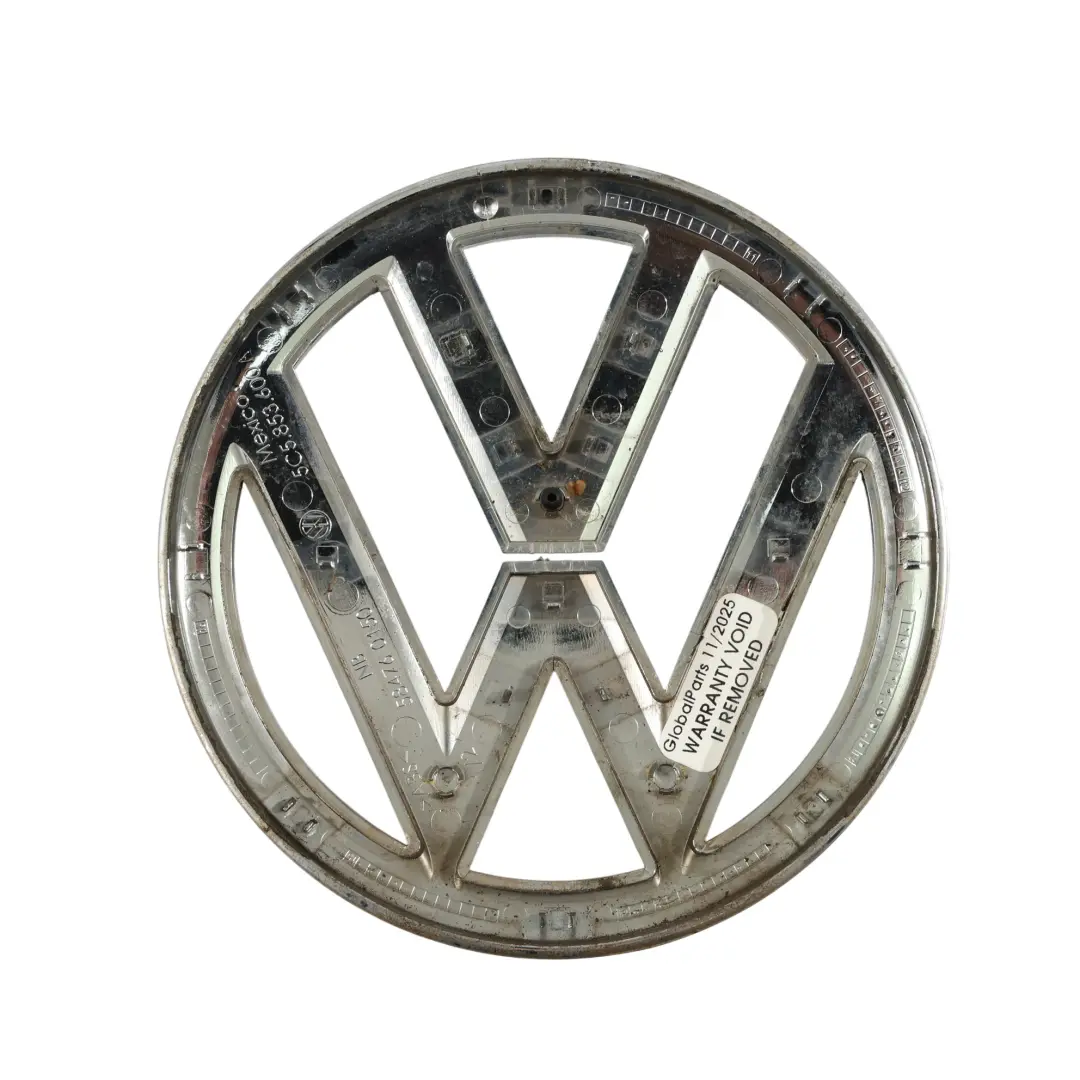 Capó Delantero Emblema Insignia Rejilla Logo VW 6R0853600A para Volkswagen VW Beetle con número de pieza 5C5853600A Volkswagen VW Beetle Capó Delantero Emblema Insignia Rejilla Logo VW 6R0853600A - SKU 5C5853600A - Número de pieza 5C5853600A