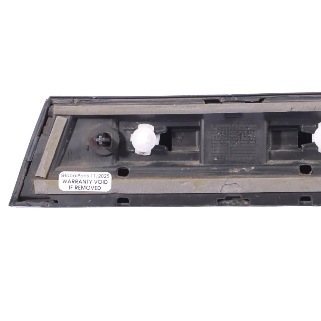 VW Volkswagen New Beetle Hintere Zierleiste Rechts - SKU 5C5854932M - Teilenummer 5C5854932M