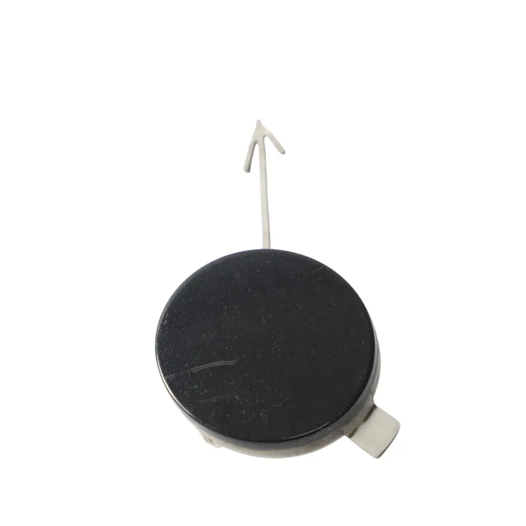 Mk3 Front Bumper Flap Towing Eye Hook Cover Black Magic Pearl F9R to Skoda Octavia with Part number 5E0807241A Skoda Octavia Mk3 Front Bumper Flap Towing Eye Hook Cover Black Magic Pearl F9R - SKU 5E0807241A-BMA - Part number 5E0807241A