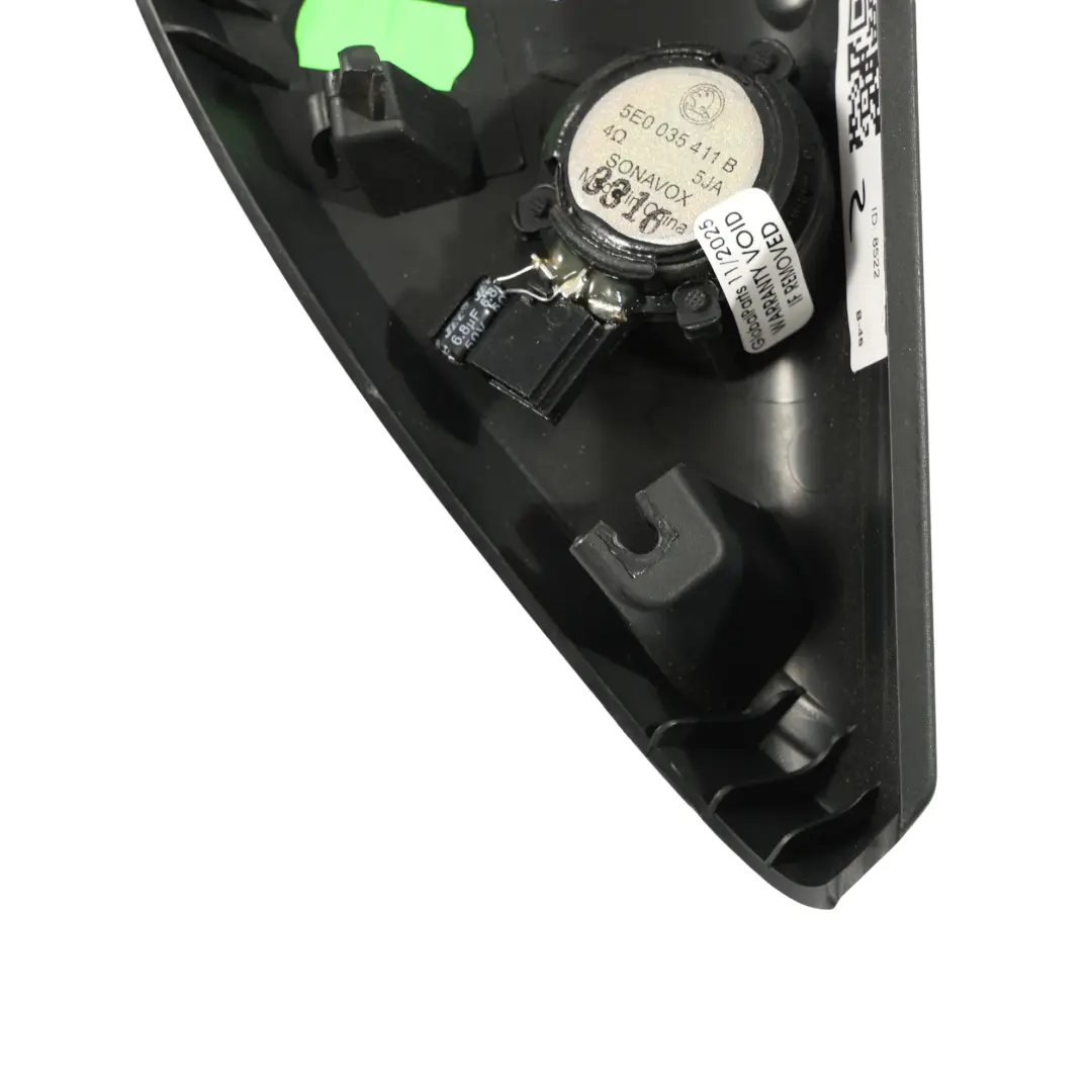 Mk3 5E Puerta Altavoz Tapa Tweeter Delantero Derecho para Skoda Octavia con número de pieza 5E0837974 Skoda Octavia Mk3 5E Puerta Altavoz Tapa Tweeter Delantero Derecho - SKU 5E0837974 - Número de pieza 5E0837974