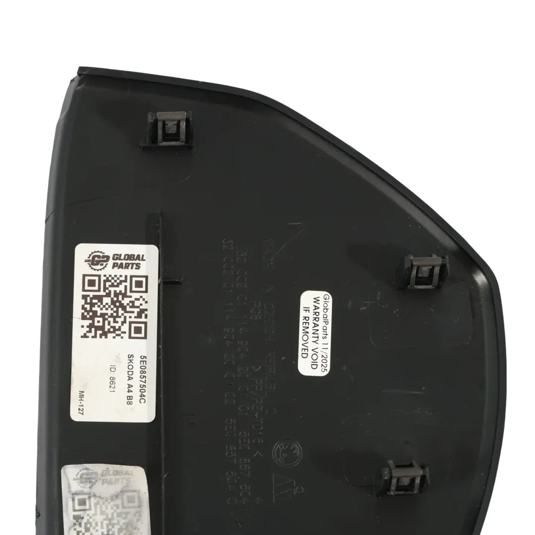 Mk3 Dashboard Side Trim Right O/S Covering Panel to Skoda Octavia with Part number 5E0857504C Skoda Octavia Mk3 Dashboard Side Trim Right O/S Covering Panel - SKU 5E0857504C - Part number 5E0857504C