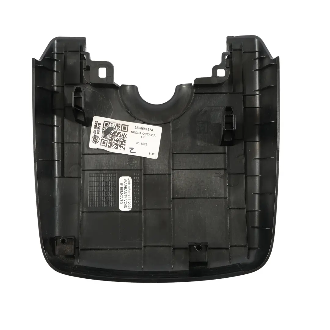 Copertura Specchietto Retrovisore Interno Nero per Skoda Octavia 5E con numero di parte 5E0868437A Skoda Octavia 5E Copertura Specchietto Retrovisore Interno Nero - SKU 5E0868437A - Numero di parte 5E0868437A