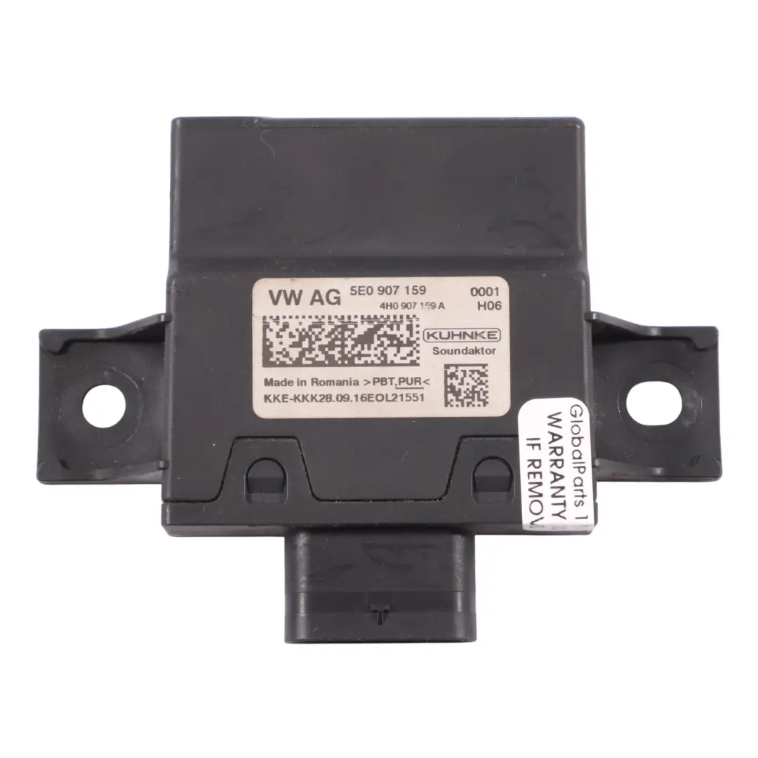 Aufprallgeräusch Steuergerät ECU für Skoda Octavia 5E Audi A8 D4 mit Teilenummer 5E0907159 Skoda Octavia 5E Audi A8 D4 Aufprallgeräusch Steuergerät ECU - SKU 5E0907159 - Teilenummer 5E0907159