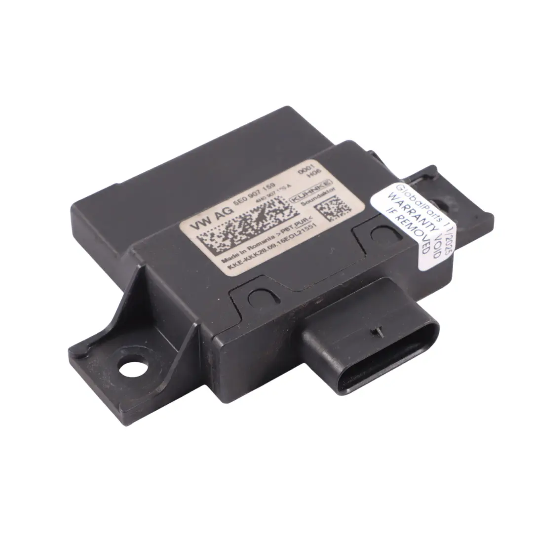 Skoda Octavia 5E Audi A8 D4 Modulo Controllo Del Suono D'Impatto ECU - SKU 5E0907159 - Numero di parte 5E0907159