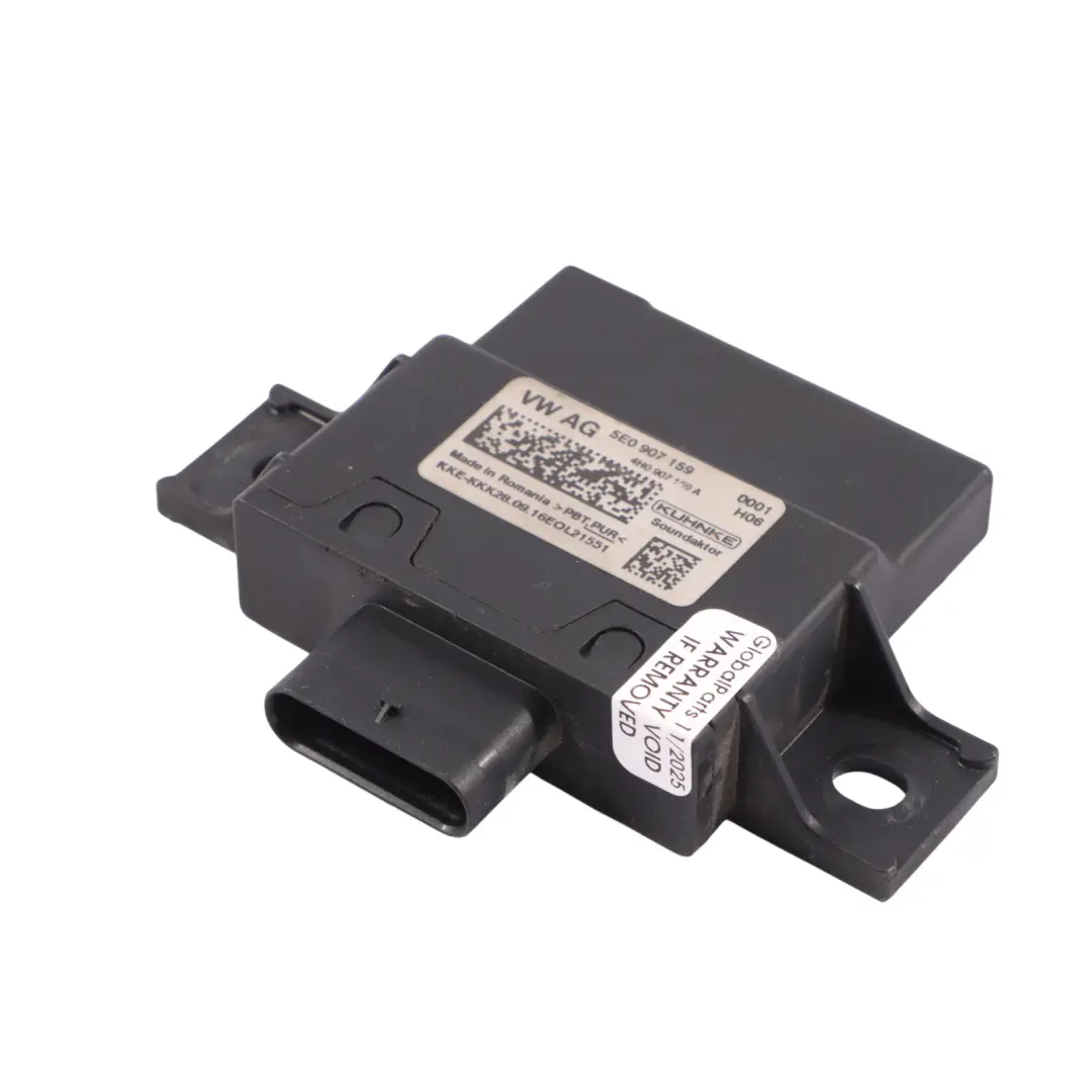 Módulo De Control De Sonido De Impacto ECU para Skoda Octavia 5E Audi A8 D4 con número de pieza 5E0907159 Skoda Octavia 5E Audi A8 D4 Módulo De Control De Sonido De Impacto ECU - SKU 5E0907159 - Número de pieza 5E0907159