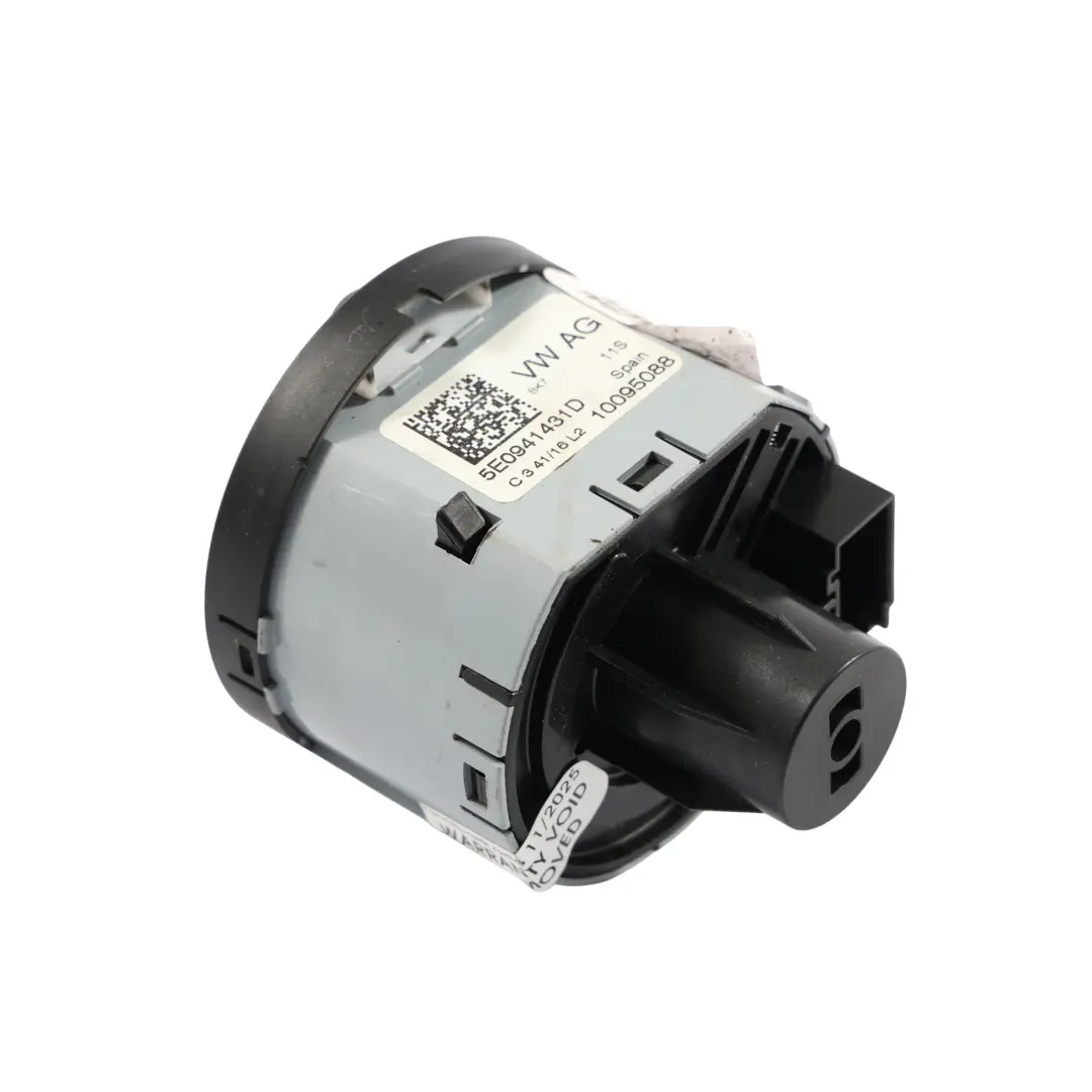 Skoda Octavia Mk3 5E Headlight Switch Panel Light Control Element - SKU 5E0941431D - Part number 5E0941431D