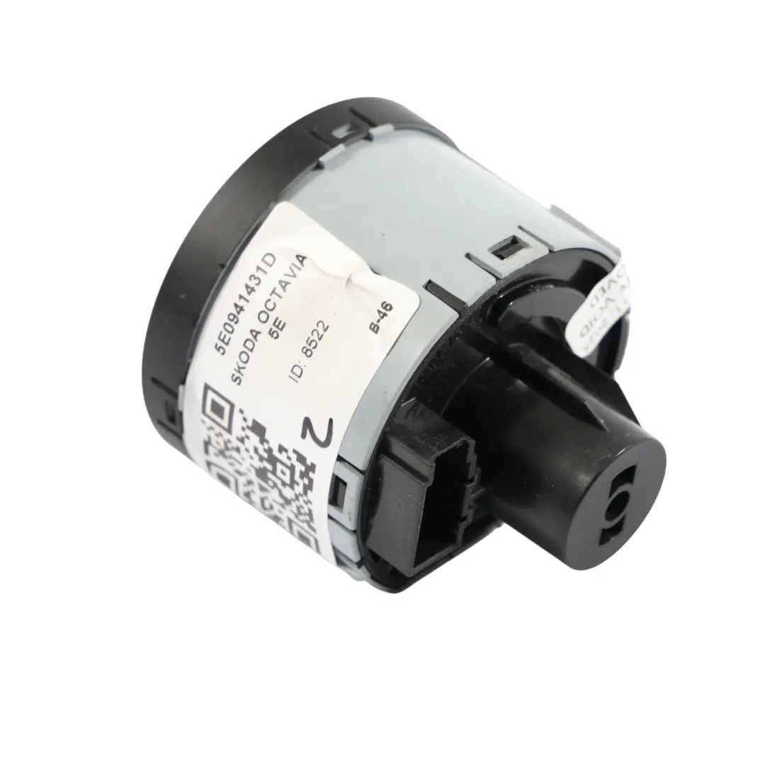 Mk3 5E Panel Interruptores Faros Control Luces para Skoda Octavia con número de pieza 5E0941431D Skoda Octavia Mk3 5E Panel Interruptores Faros Control Luces - SKU 5E0941431D - Número de pieza 5E0941431D