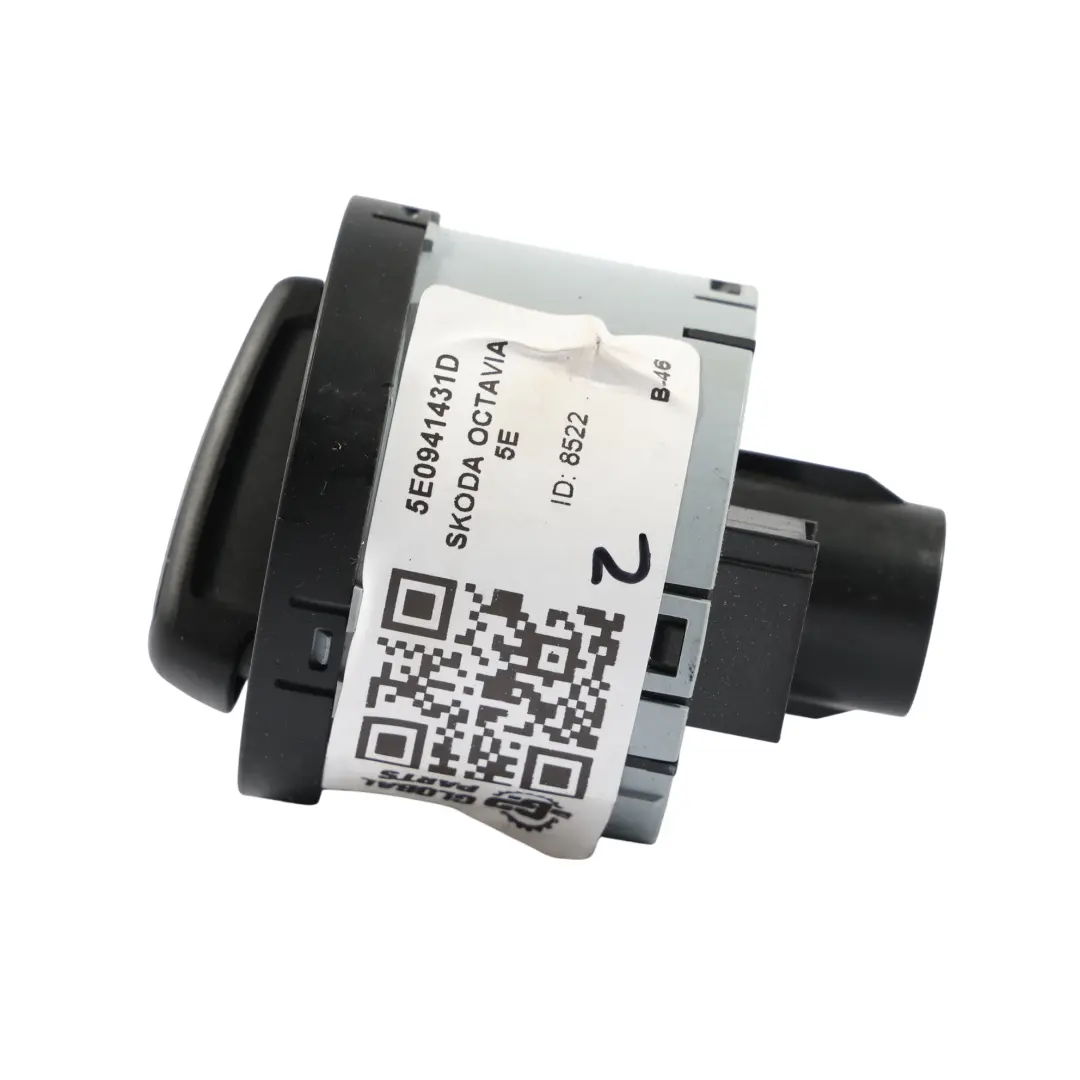 Mk3 5E Panneau Commande Phares Contrôle Éclairage pour Skoda Octavia à propos du numéro de pièce 5E0941431D Skoda Octavia Mk3 5E Panneau Commande Phares Contrôle Éclairage - SKU 5E0941431D - Numéro de pièce 5E0941431D