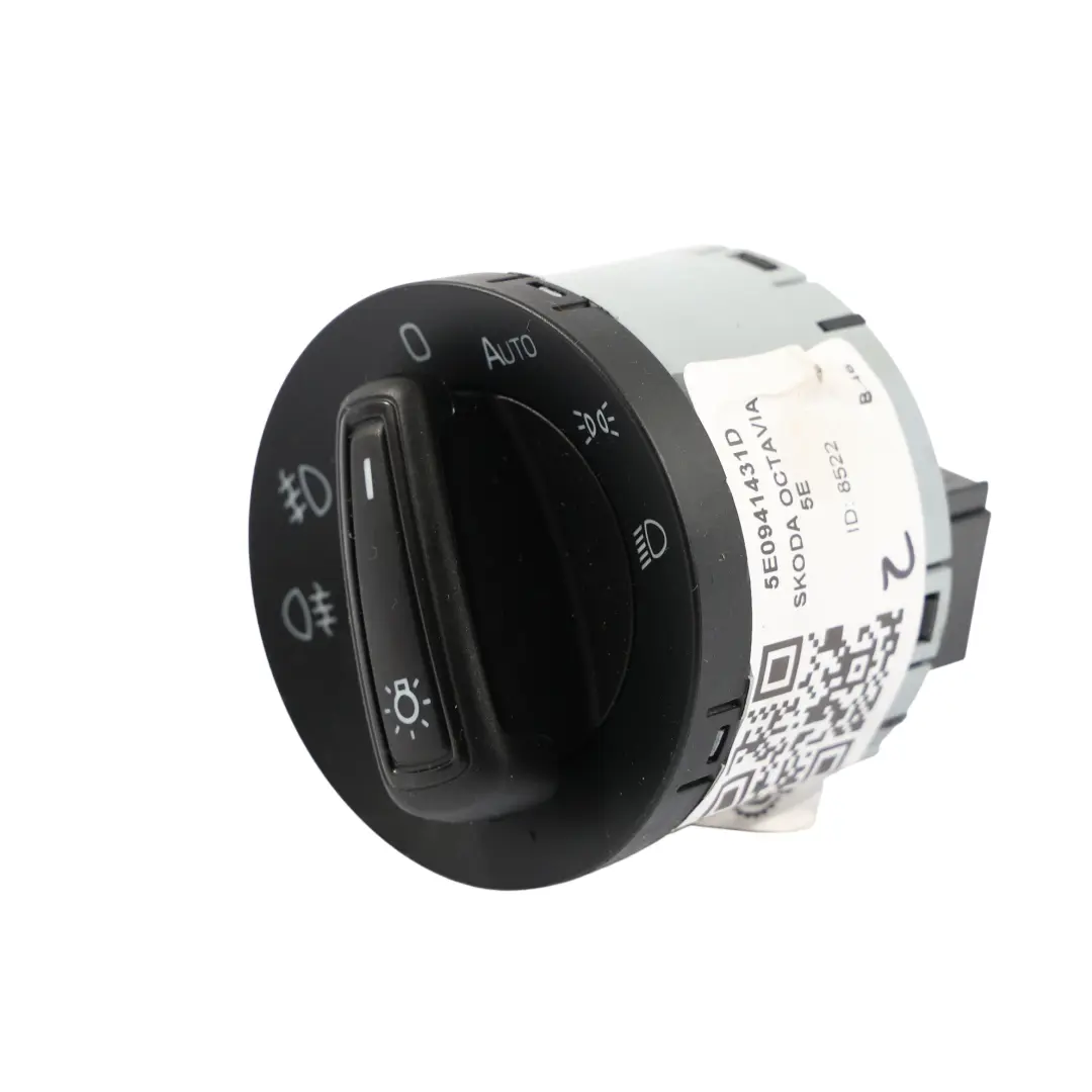 Mk3 5E Interruttore Fari Pannello Controllo Luce per Skoda Octavia con numero di parte 5E0941431D Skoda Octavia Mk3 5E Interruttore Fari Pannello Controllo Luce - SKU 5E0941431D - Numero di parte 5E0941431D