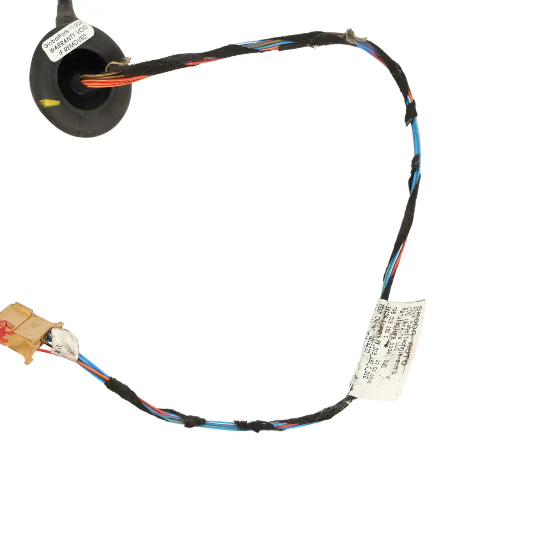 Mk3 5E Hintere Stoßstange Parken Sensor Kabelbaum Loom für Skoda Octavia mit Teilenummer 5E0971104B Skoda Octavia Mk3 5E Hintere Stoßstange Parken Sensor Kabelbaum Loom - SKU 5E0971104B - Teilenummer 5E0971104B