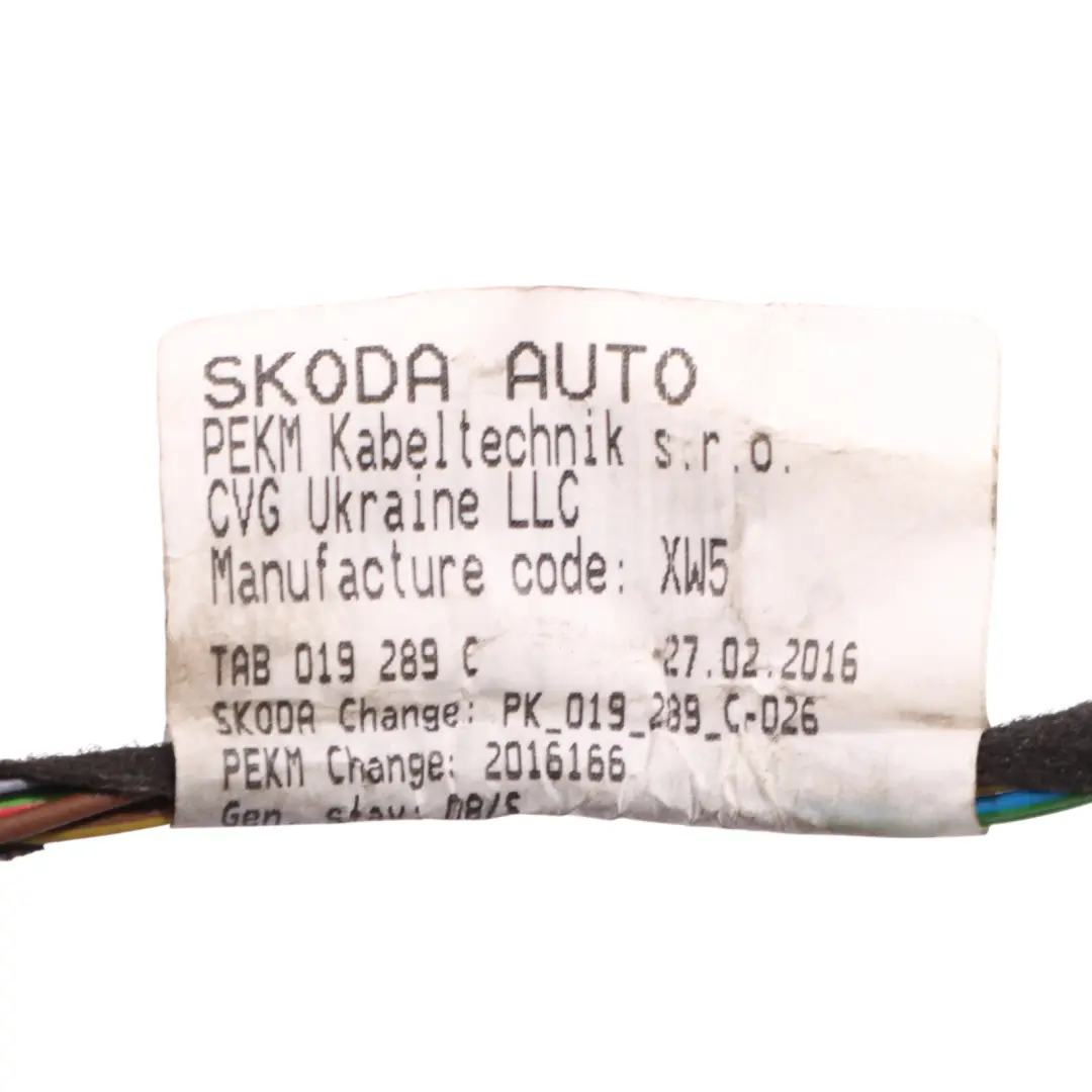 Wiązka Przewodów Drzwi Tył Prawo do Skoda Octavia 5E o numerze 5E0971694D Skoda Octavia 5E Wiązka Przewodów Drzwi Tył Prawo - SKU 5E0971694D - Numer Części 5E0971694D