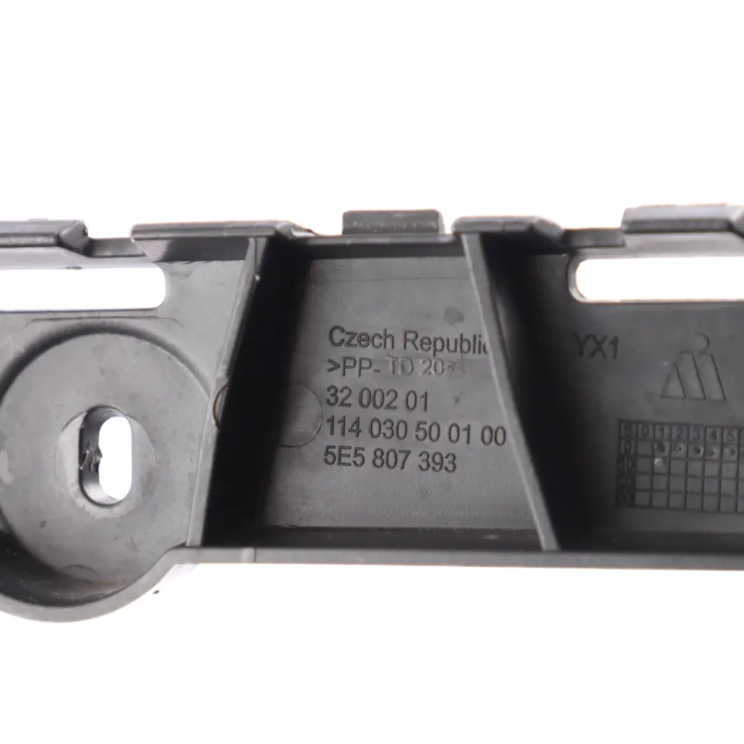 Skoda Octavia Mk3 5E Bumper Support Bracket Mount Guide Left N/S - SKU 5E5807393 - Part number 5E5807393