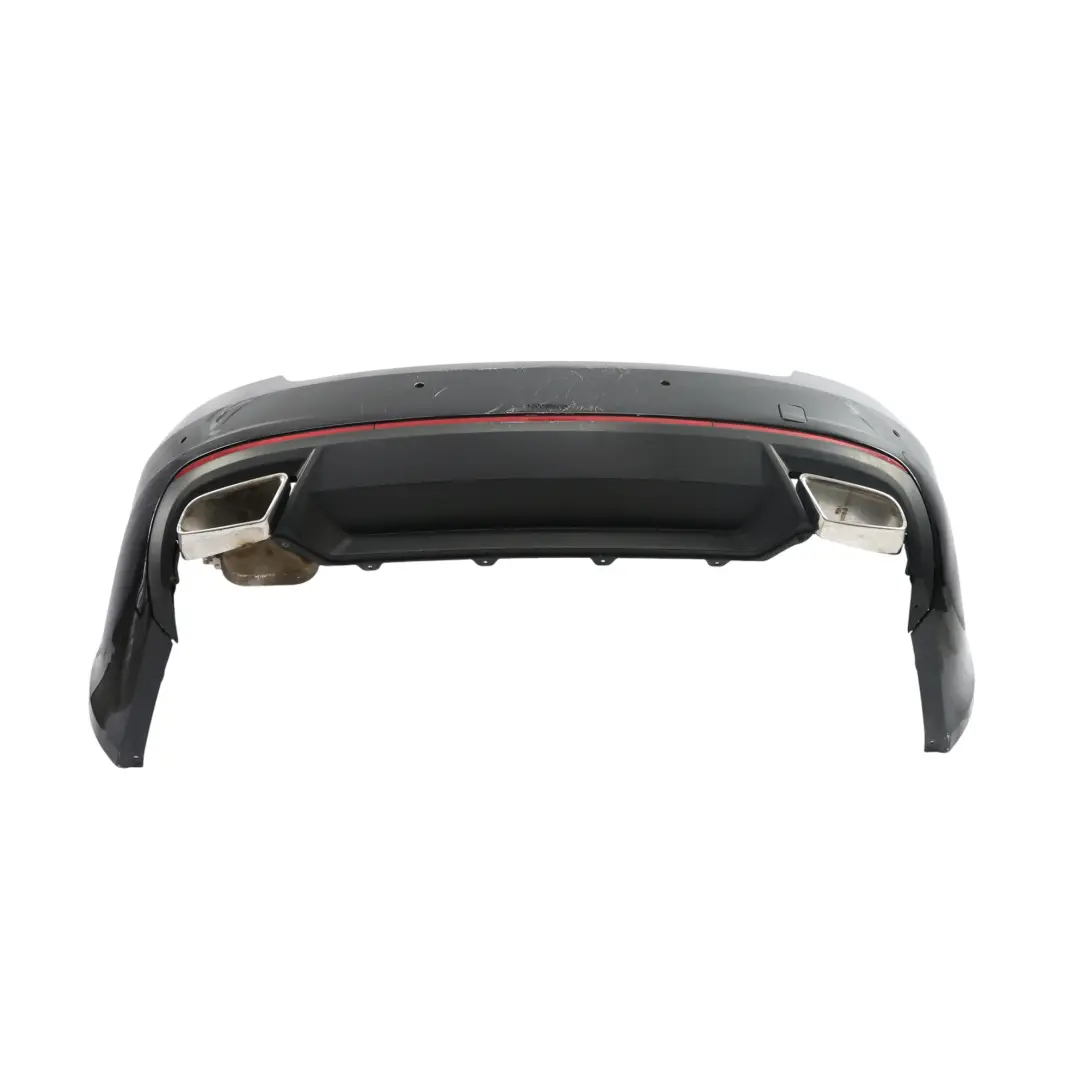 Bumper RS Trim Panel Cover Black Magic Pearl - F9R to Skoda Octavia 5E Rear with Part number 5E5807421C Skoda Octavia 5E Rear Bumper RS Trim Panel Cover Black Magic Pearl - F9R - SKU 5E5807421C-BMA - Part number 5E5807421C