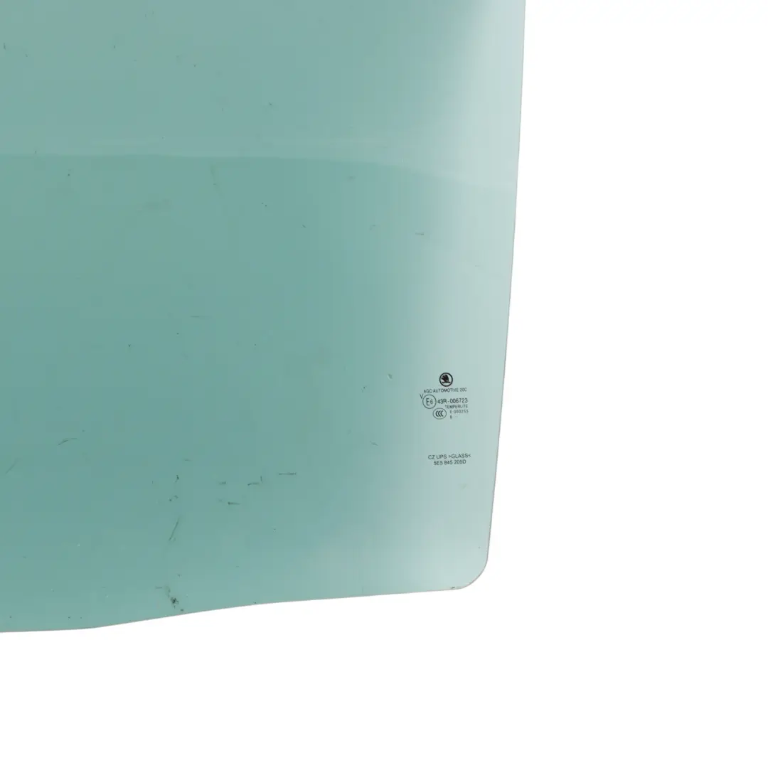 Door Side Window Glass Glazing Left N/S Tinted to Skoda Octavia 5E Rear with Part number 5E5845205D Skoda Octavia 5E Rear Door Side Window Glass Glazing Left N/S Tinted - SKU 5E5845205D - Part number 5E5845205D