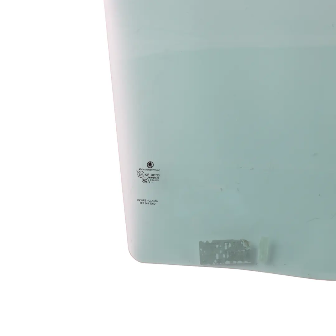 Skoda Octavia 5E Rear Door Side Window Glass Glazing Right O/S Tinted - SKU 5E5845206D - Part number 5E5845206D